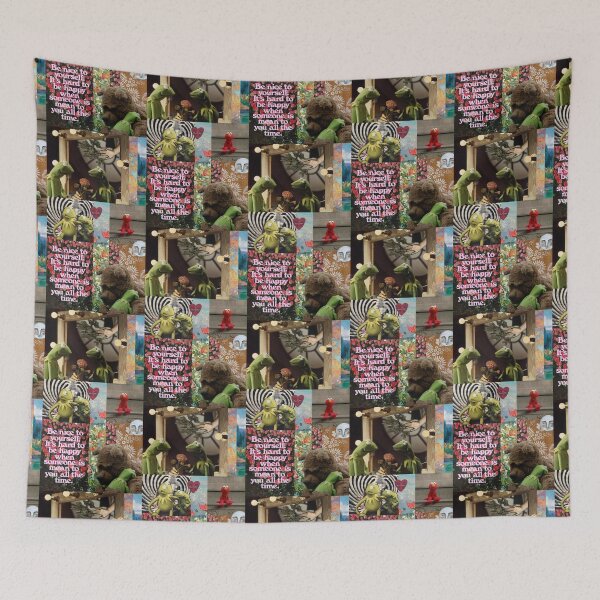 Item preview, Be Nice to Yourself // Muppet Collage Art designed and sold by Evan Bode.