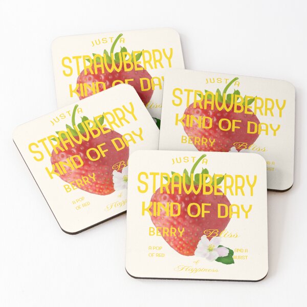 Item preview, Just a Strawberry kind of day Vintage style graphic gift for healthy habits and berry bliss lovers designed and sold by trefail.