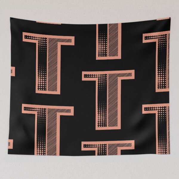 Item preview, Modern Monogram Initial Letter T designed and sold by Lartheviking.