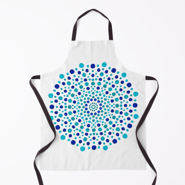 Item preview, Boho Blue dotted Mandala designed and sold by cosmiccircles01.