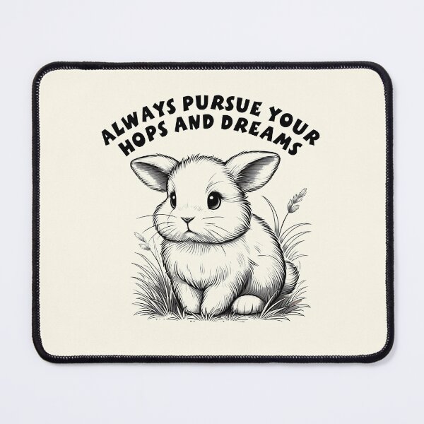 Item preview, Hops and Dreams Bunny Lover Pun – Cute Rabbit Aesthetic designed and sold by DontGiveaShirt.