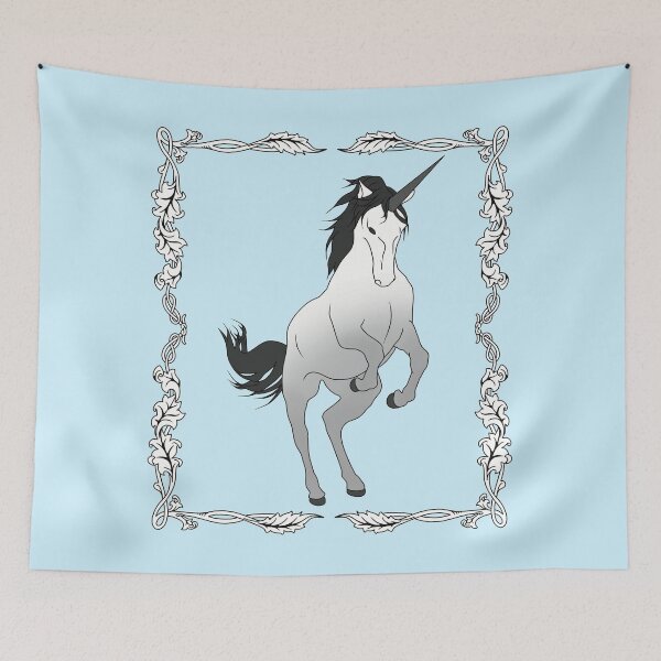 Item preview, Castlecore Medieval Unicorn Fantasy designed and sold by Skull Fern.