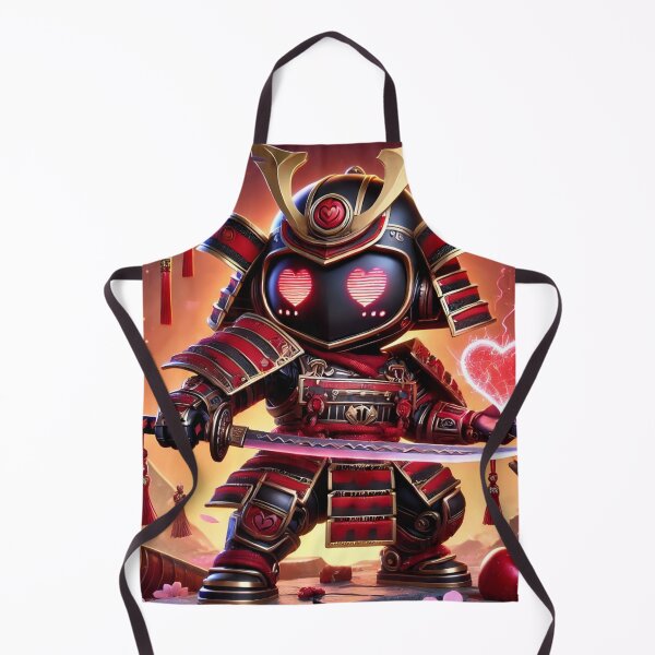 Item preview, Cyber Shogun Rockbot – The Ultimate Warrior of Power and Rebellion - Valentine’s Day - Model 20 designed and sold by NeonBot_Shop.
