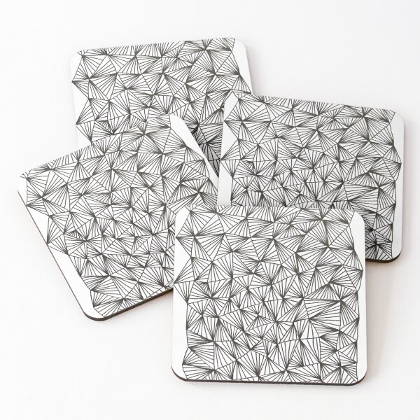 Item preview, Triangle Zentangle Pattern designed and sold by ChalarieArt.