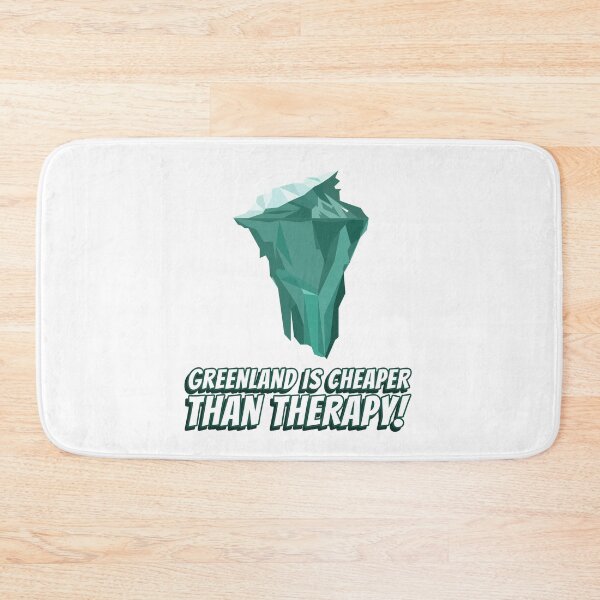 Item preview, Greenland Is Cheaper Than Therapy Floating Iceberg designed and sold by GraTEEtude.