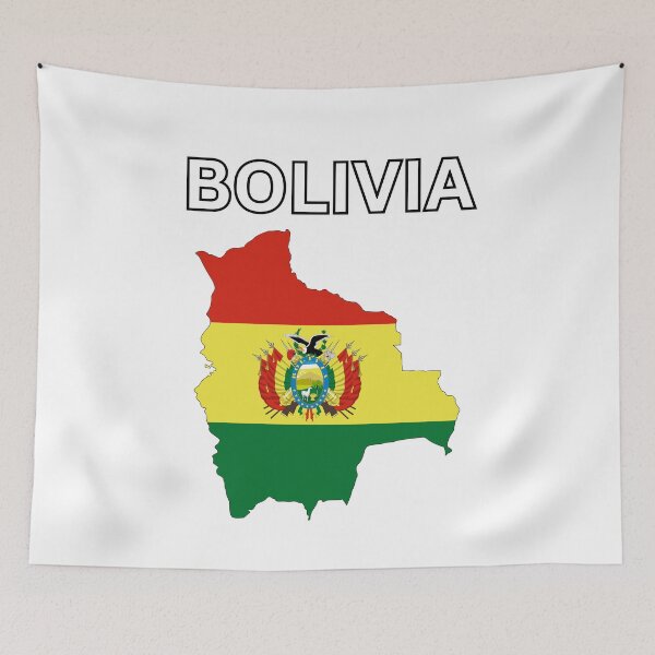Item preview, Bolivia Flag Map  designed and sold by atomstartup.