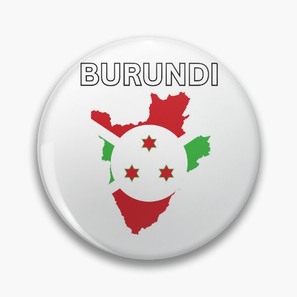 Item preview, Burundi Flag Map Design  designed and sold by atomstartup.