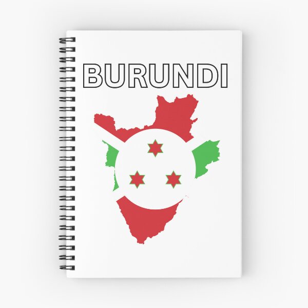 Item preview, Burundi Flag Map Design  designed and sold by atomstartup.