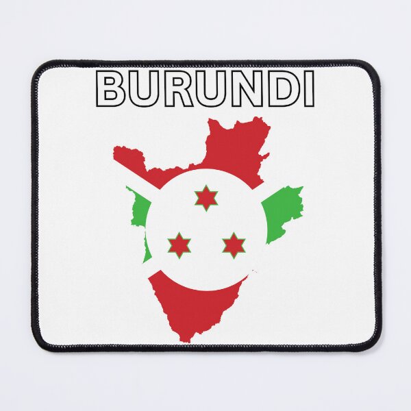 Item preview, Burundi Flag Map Design  designed and sold by atomstartup.