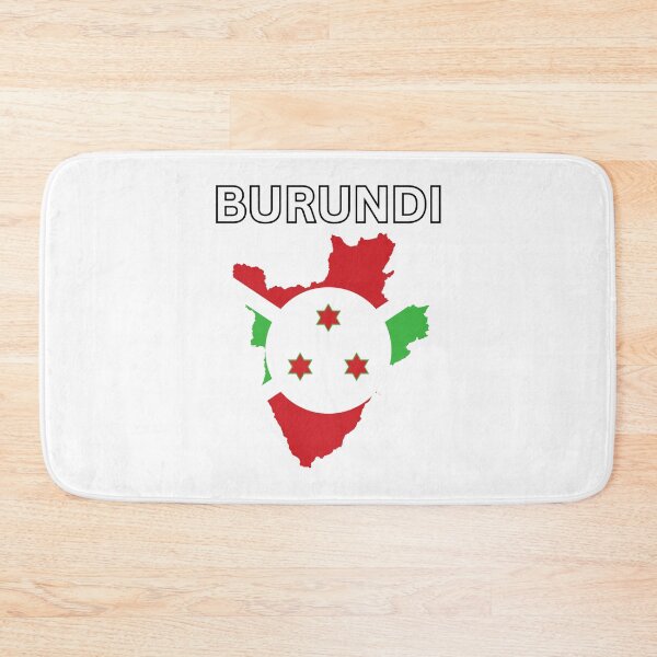 Item preview, Burundi Flag Map Design  designed and sold by atomstartup.