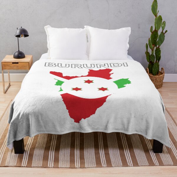 Item preview, Burundi Flag Map Design  designed and sold by atomstartup.