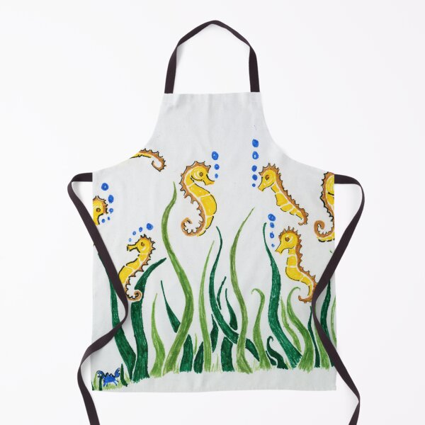Item preview, 7 Little Yellow Seahorses designed and sold by Betsy Phillips.