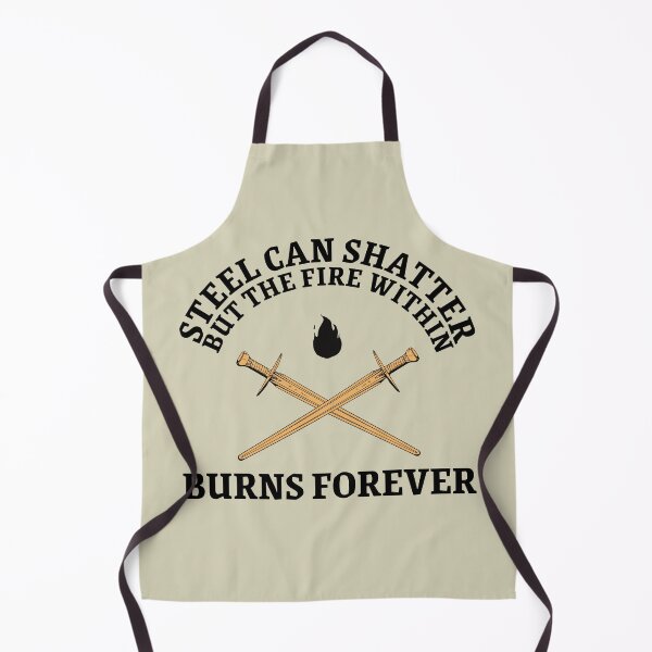 Item preview, Steel Can Shatter, But the Fire Within Burns Forever – Warrior Spirit Design designed and sold by Marny Design.