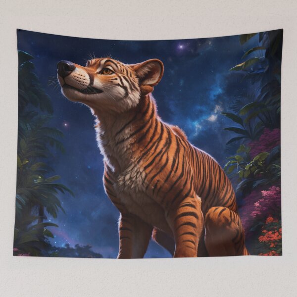 Item preview, Nighttime Thylacine designed and sold by CattoriHanzo.