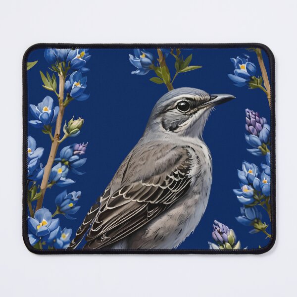 Item preview, Northern Mockingbird Surrounded By Lupins designed and sold by taiche.