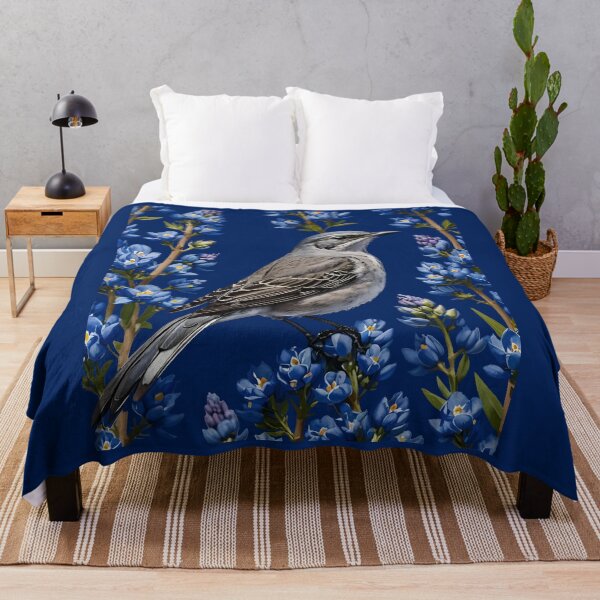 Item preview, Northern Mockingbird Surrounded By Lupins designed and sold by taiche.