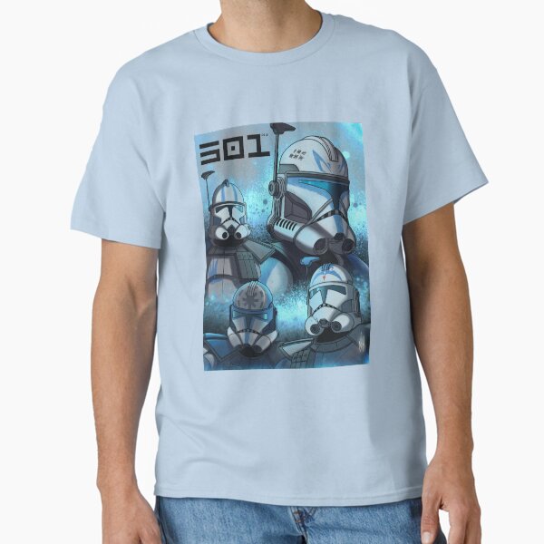 Vista previa del artículo con la obra «Soldados clon de la 501.ª división de Star Wars», diseñado y vendido por YaknoitArt.