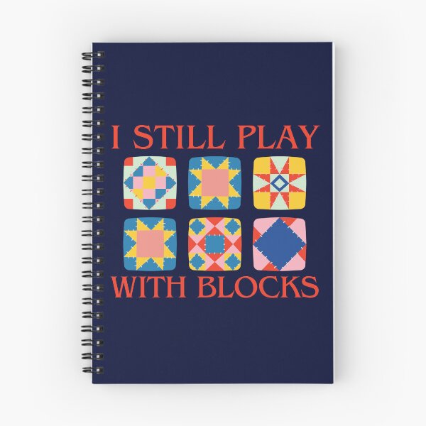 Item preview, I Still Play With Blocks Quilt Funny Quilting  designed and sold by Wiss2Arts.