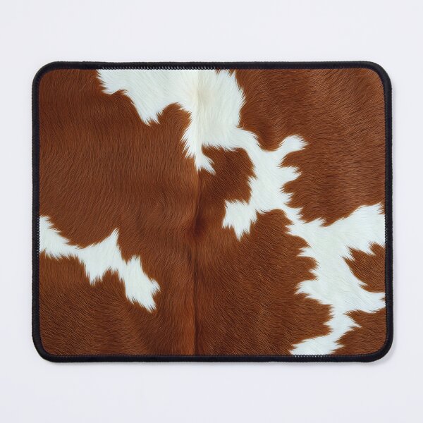 Item preview, Brown Cowhide, Modern Cowhide Faux Leather, Cow Skin Print Pattern designed and sold by svarupa.