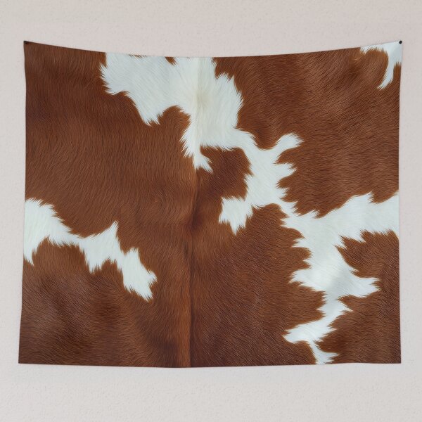Item preview, Brown Cowhide, Modern Cowhide Faux Leather, Cow Skin Print Pattern designed and sold by svarupa.