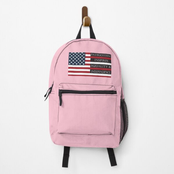 Item preview, Patriotism Inspires Equality and Independence - USA Flag Design designed and sold by BongoGraph.