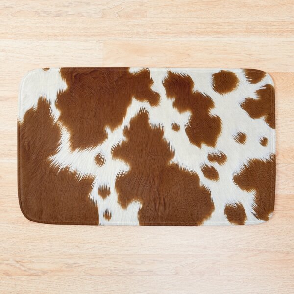 Item preview, Brown Cowhide, Modern Cowhide Faux Leather, Cow Skin Print Pattern designed and sold by svarupa.