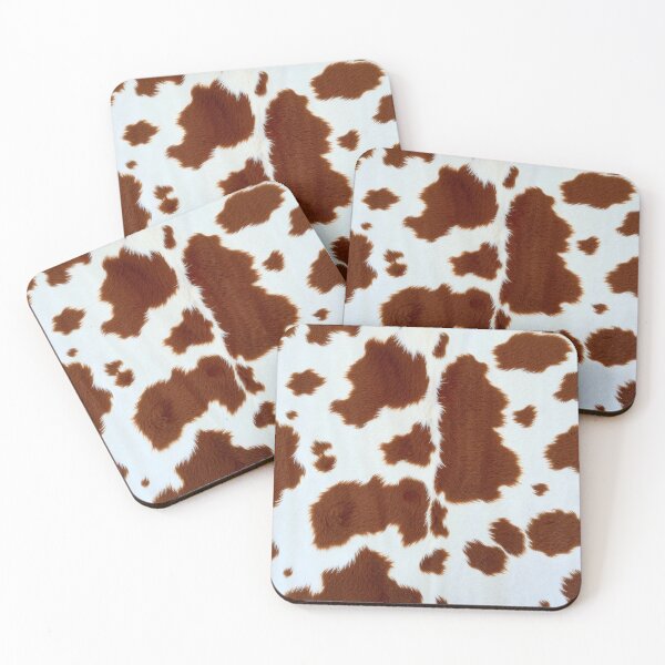 Item preview, Brown Cowhide, Modern Cowhide Faux Leather, Cow Skin Print Pattern designed and sold by svarupa.