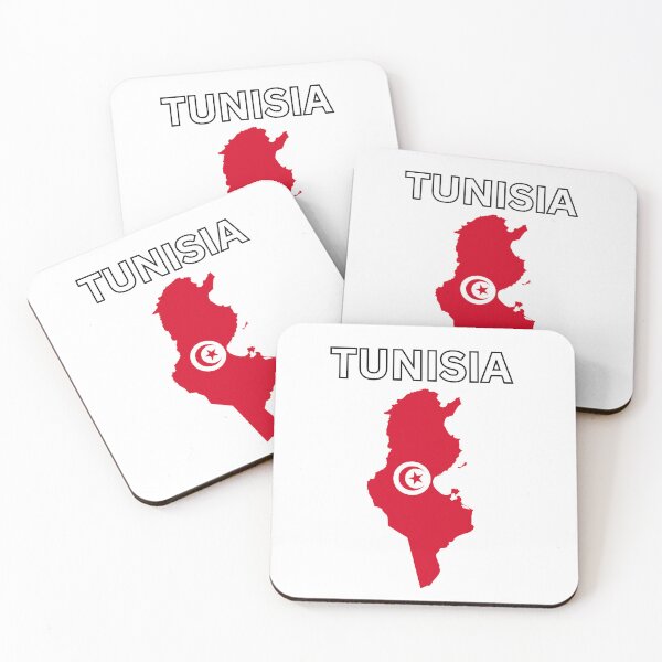 Item preview, Tunisia flag map designed and sold by atomstartup.