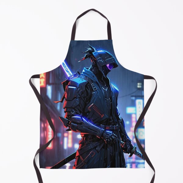 Item preview, Cyber Samurai: Neon Warrior of the Future designed and sold by ShadowTek.