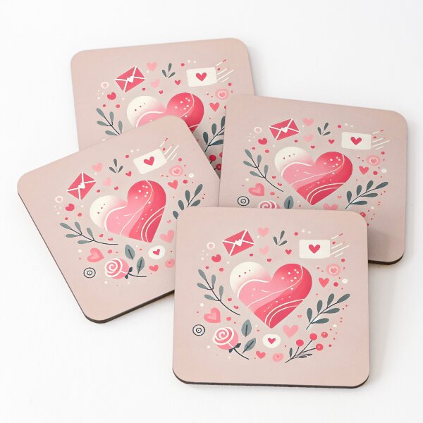 Item preview, Romantic Heart Blossom designed and sold by wuttichaikml.