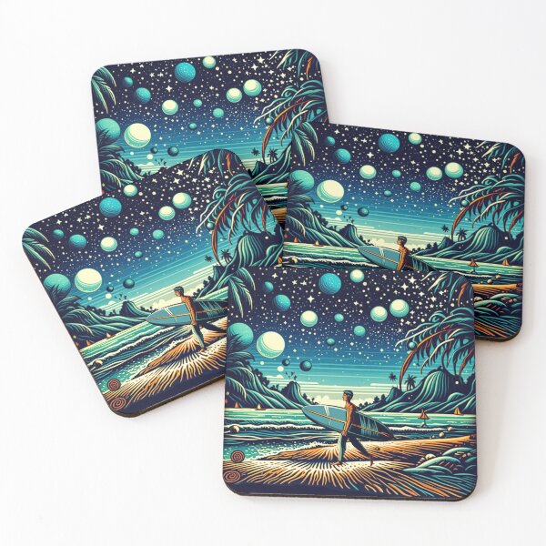 Item preview, Surfer on a distant shore designed and sold by Stinkdogz.