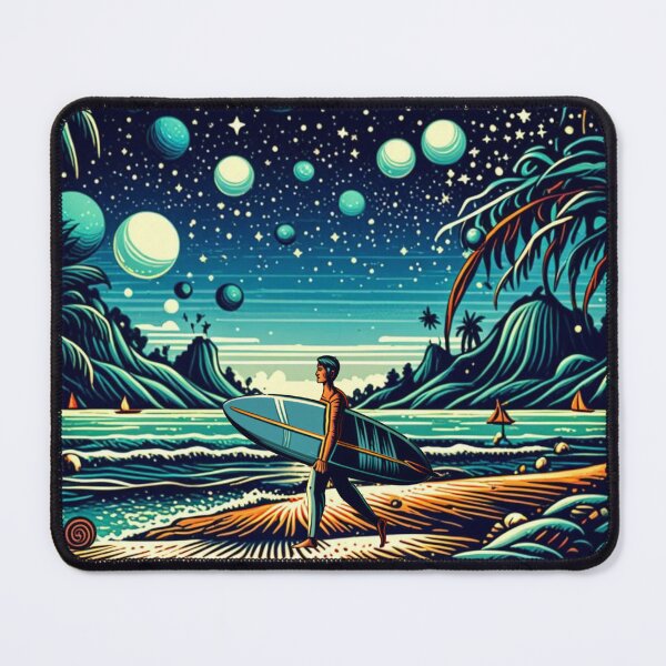 Item preview, Surfer on a distant shore designed and sold by Stinkdogz.