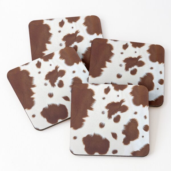 Item preview, Brown Cowhide, Modern Cowhide Faux Leather, Cow Skin Print Pattern designed and sold by svarupa.