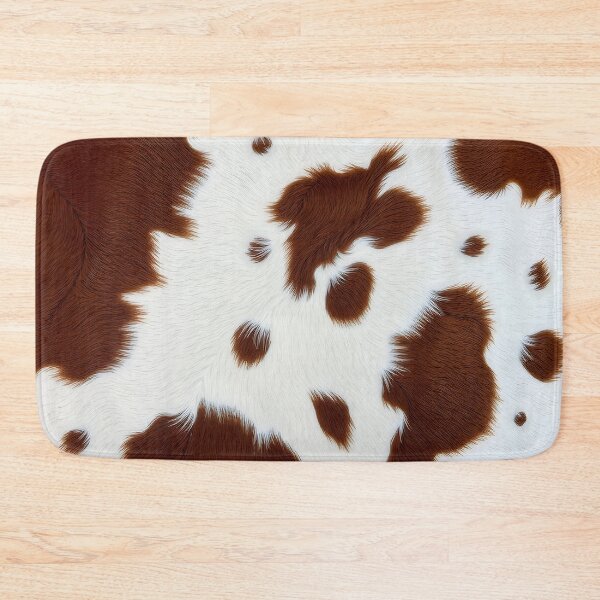 Item preview, Brown Cowhide, Modern Cowhide Faux Leather, Cow Skin Print Pattern designed and sold by svarupa.