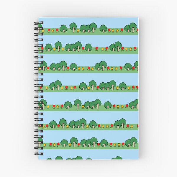 Item preview, Kawaii Landscape Illustration in Pattern designed and sold by Quijote-.