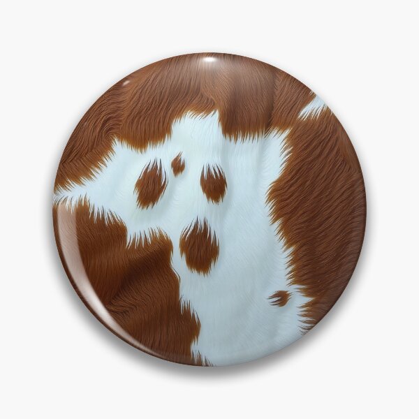 Item preview, Brown Cowhide, Modern Cowhide Faux Leather, Cow Skin Print Pattern designed and sold by svarupa.