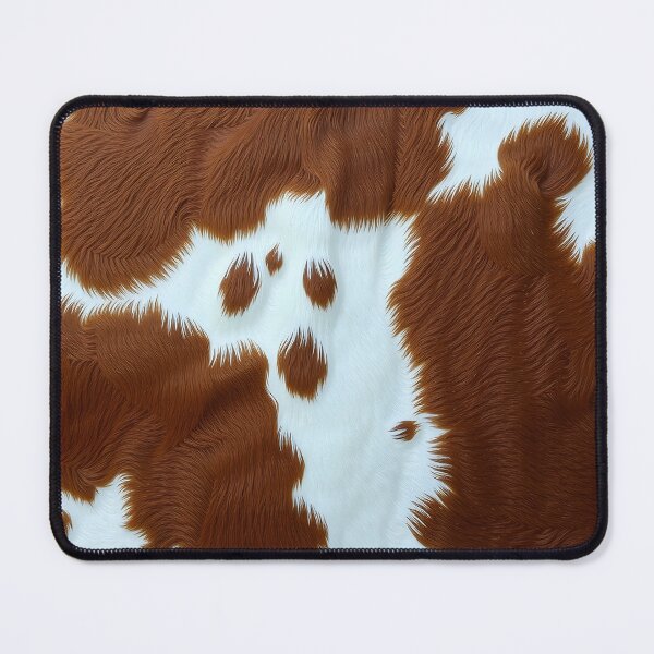Item preview, Brown Cowhide, Modern Cowhide Faux Leather, Cow Skin Print Pattern designed and sold by svarupa.