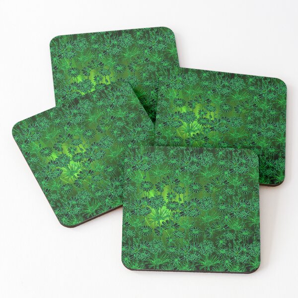 Item preview, Emerald Silk Garden designed and sold by Fluid Artzworx.