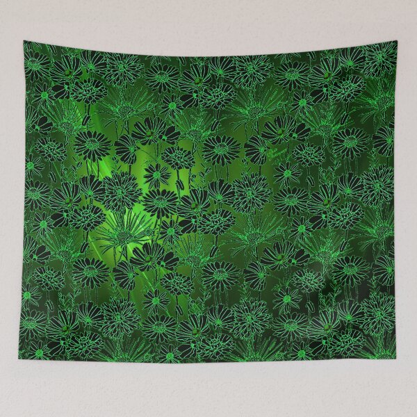 Item preview, Emerald Silk Garden designed and sold by Fluid Artzworx.