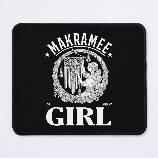 Item preview, Macrame Girl – For the woman with the great hobby designed and sold by RetroMaritalArt.