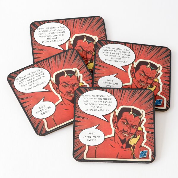 Item preview, Satan Spills the Tea designed and sold by Infernal Machines.