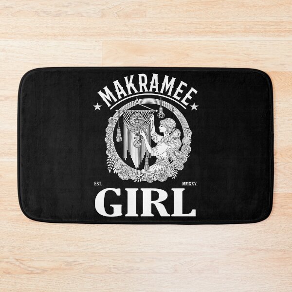 Item preview, Macrame Girl – For the woman with the great hobby designed and sold by RetroMaritalArt.