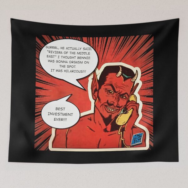 Item preview, Satan Spills the Tea designed and sold by Infernal Machines.