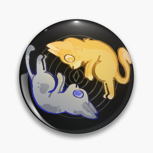 Item preview, Sun and moon Kat designed and sold by Sillykatz.