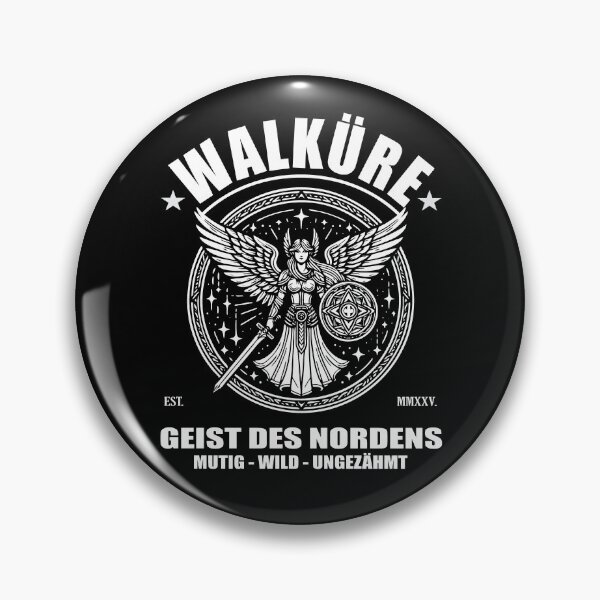 Item preview, Valkyrie, Spirit of the North. Brave, Wild, Untamed designed and sold by RetroMaritalArt.