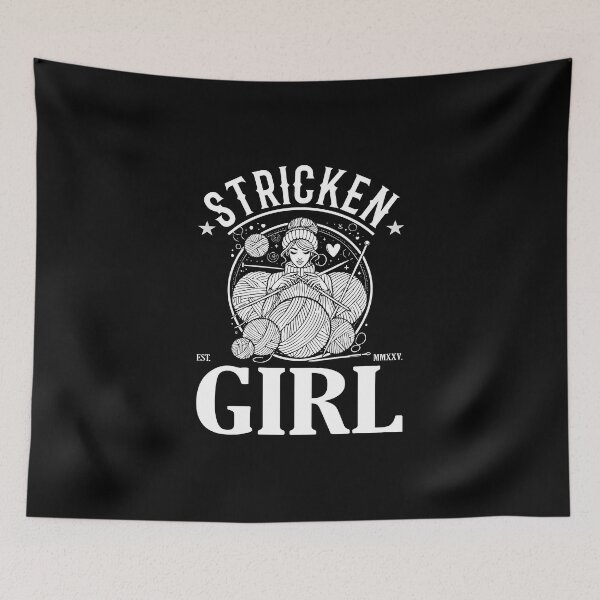 Item preview, Stricken Girl – Handicraft & Love in Every Stitch designed and sold by RetroMaritalArt.