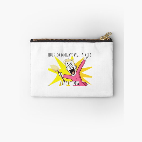 Item preview, Exuberant Cartoon Character Celebrating with Broom – Fun & Dynamic Illustration designed and sold by Colorful-Garden.