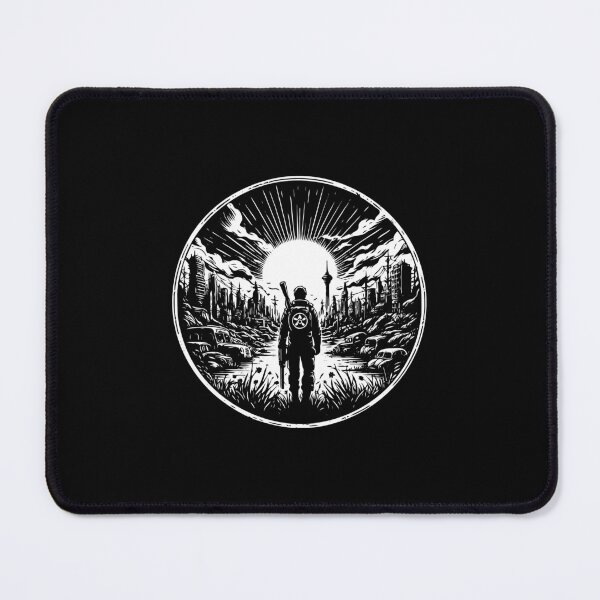 Item preview, Post-Apocalypse - Wanderer in the Ruined City designed and sold by RetroMaritalArt.