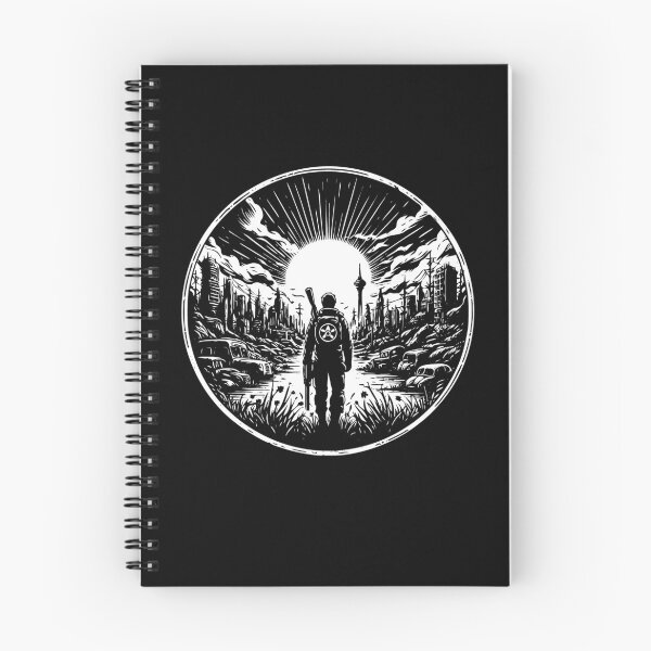 Item preview, Post-Apocalypse - Wanderer in the Ruined City designed and sold by RetroMaritalArt.