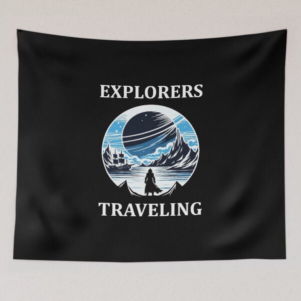 Item preview, Explorers and Travel Design - Explorer Dreams designed and sold by RetroMaritalArt.